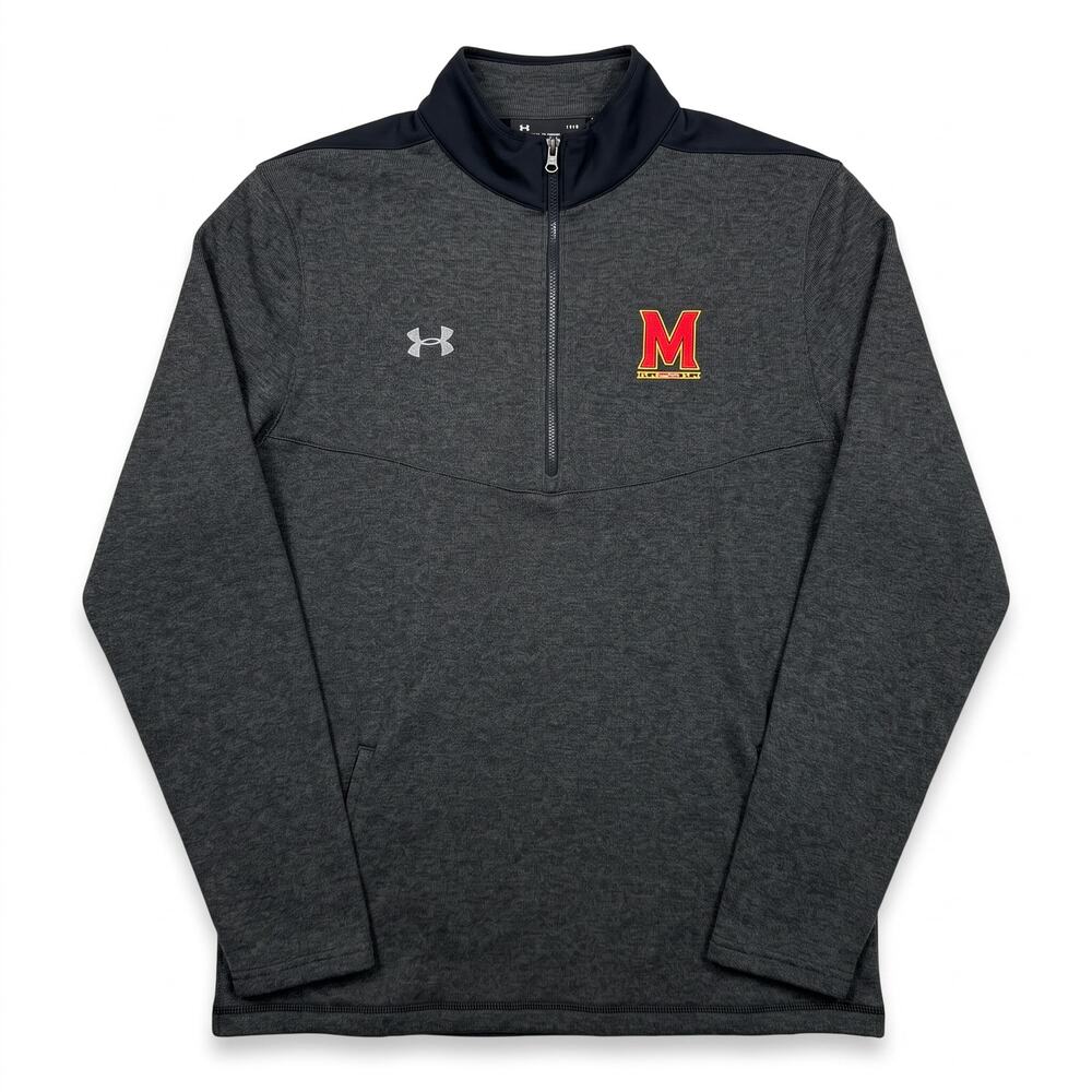 University of Maryland Terrapins Terps Men's Large Under Armour Quarter Zip NWT